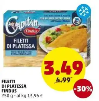 PENNY Findus Filetti di Platessa 250g offerta