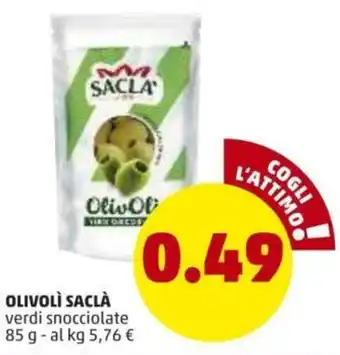 PENNY Saclà Olivolì 85g offerta