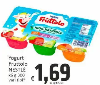 Paghi Poco Yogurt Fruttolo NESTLÈ x6 g 300 vari tipi offerta