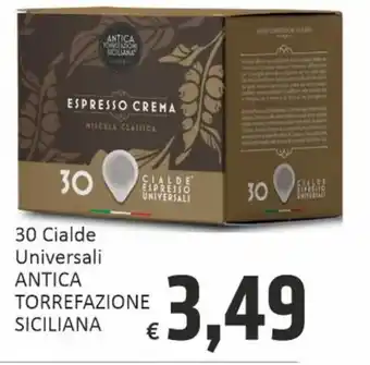 30 Cialde Universali ANTICA TORREFAZIONE SICILIANA