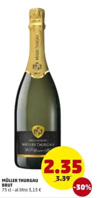 PENNY Müller Thurgau Brut 75cl offerta