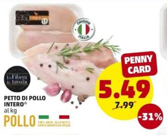 PENNY Petto di Pollo Intero offerta