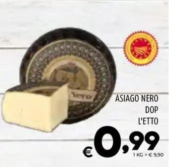 Il Centesimo ASIAGO NERO DOP L'ETTO offerta