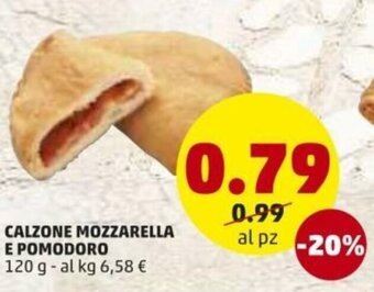 PENNY Calzone Mozzarella e Pomodoro 120g offerta