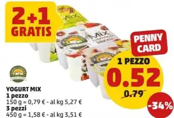 PENNY YOGURT MIX 1 pezzo offerta