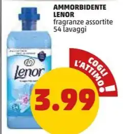 PENNY AMMORBIDENTE LENOR fragranze assortite 54 lavaggi offerta