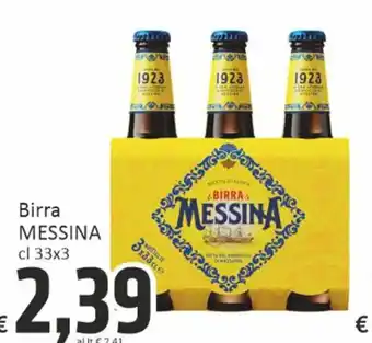Paghi Poco Birra MESSINA cl 33x3 offerta