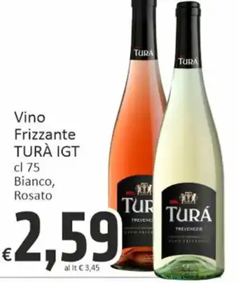 Paghi Poco Vino Frizzante TURÀ IGT cl 75 Bianco, Rosato offerta