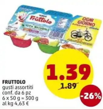 PENNY Nestlè Fruttolo 6pz 50g offerta