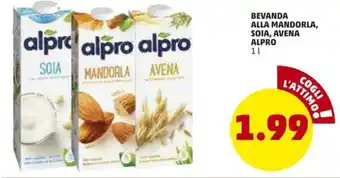 PENNY Alpro Bevanda Alla Mandorla, Soia, Avena 1l offerta