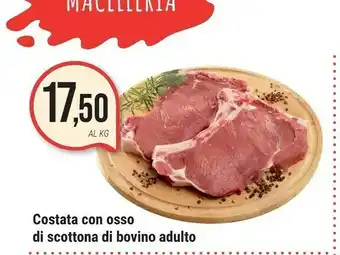 Supermercati Gulliver Costata Con Osso Di Scottona Di Bovino Adulto offerta