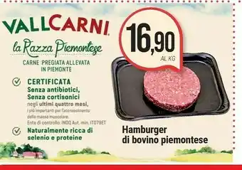Supermercati Gulliver Hamburger Di Bovino Piemontese offerta