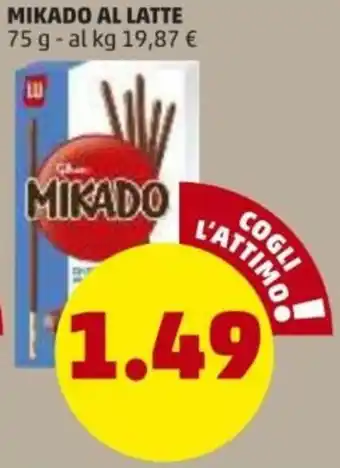 PENNY Mikado Al Latte 75g offerta