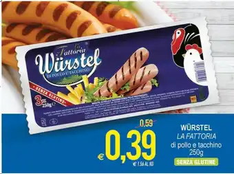 MD Discount La Fattoria Wurstel Di Pollo E Tacchino offerta