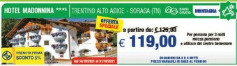 MD Discount Hotel Madonnina Trentino offerta