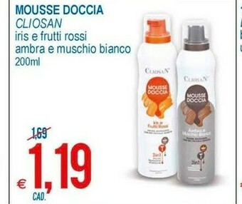 MD Discount Cliosan Mousse Doccia offerta