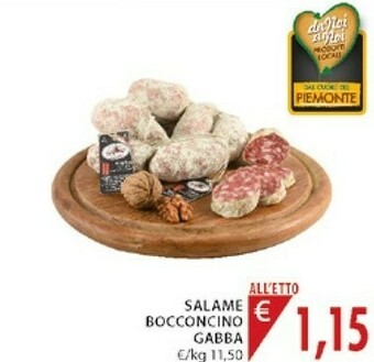 Mercatò Gabba Salame Bocconcino offerta
