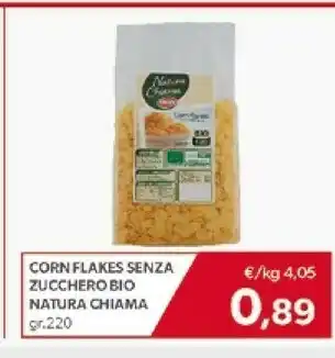 Mercatò Corn Flakes Senza Zucchero Bio Natura Chiama offerta