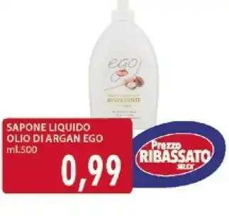 Mercatò Selex Sapone Liquido Olio Di Argan Ego offerta