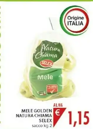Mercatò Selex Mele Golden Natura Chiama offerta