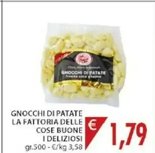 I deliziosi La Fattoria Delle Cose Buone Gnocchi Di Patate