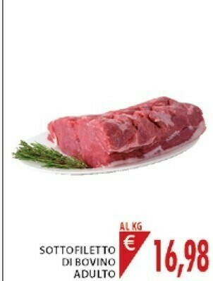 Mercatò Sottofiletto Di Bovino Adulto offerta