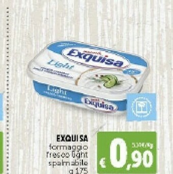 Deco Supermercati Exquisa Formaggio Fresco Light Spalmabile offerta