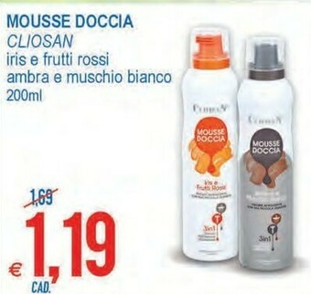 MD Discount Cliosan Mousse Doccia offerta