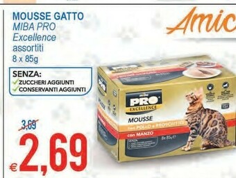 MD Discount Miba Pro Excellence Mousse Gatto offerta