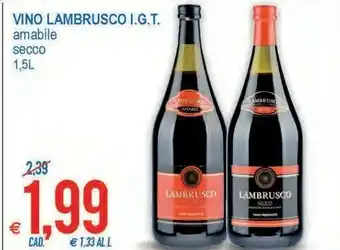 MD Discount Vino Lambrusco Igt offerta