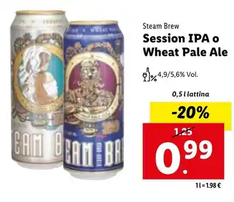 Steam Brew Session IPA o Wheat Pale Ale 0,5 l lattina