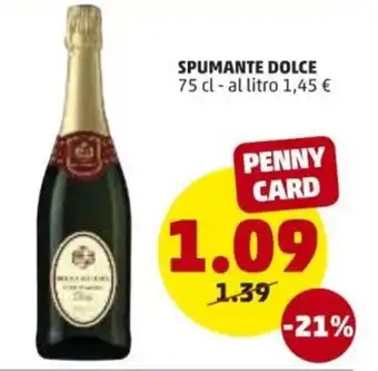 PENNY Spumante Dolce 75cl offerta