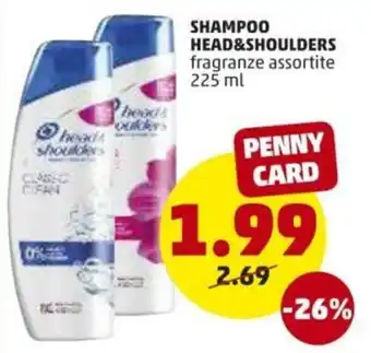 PENNY Head & Shoulders 225ml offerta