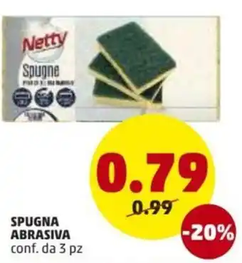 PENNY Netty Spugma Abrasiva 3pz offerta