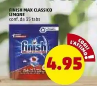 PENNY Finish Max Classico Limone 35 tabs offerta