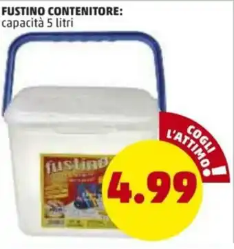 PENNY Fustino Contenitore 5 litri offerta