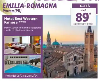 Lidl EMILIA-ROMAGNA Parma (PR) Hotel Best Western Farnese offerta