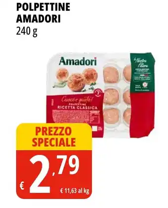 Tigros POLPETTINE AMADORI 240 g offerta