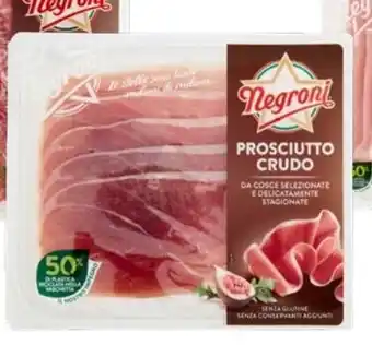 Tigros PROSCIUTTO CRUDO Negroni 100 g offerta