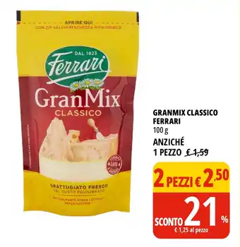 Tigros GRANMIX CLASSICO FERRARI 100 g offerta