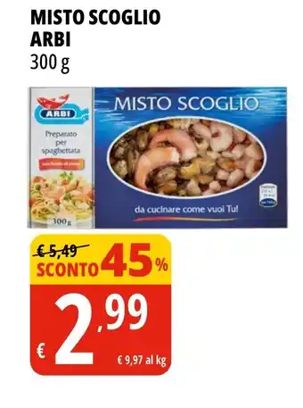 Tigros MISTO SCOGLIO ARBI 300 g offerta