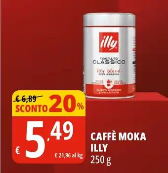 Tigros CAFFÈ MOKA ILLY 250 g offerta