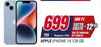 Trony APPLE iPHONE 14 128 GB offerta