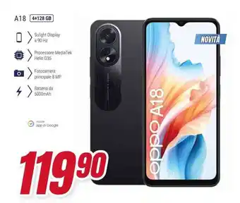Trony Oppo A18 4+128 GB offerta