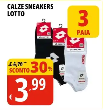 Tigros CALZE SNEAKERS LOTTO offerta