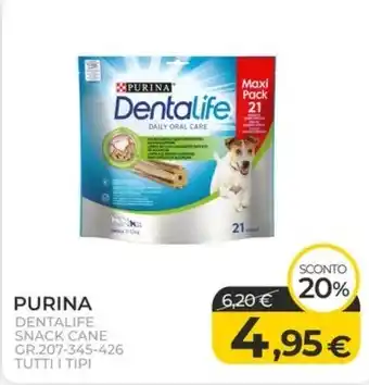 PURINA DENTALIFE SNACK CANE GR.207-345-426 TUTTI I TIPI