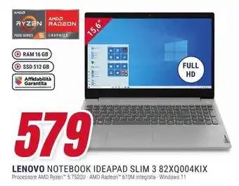 Trony LENOVO NOTEBOOK IDEAPAD SLIM 3 82XQ004KIX offerta