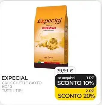 EXPECIAL CROCCHETTE GATTO KG.10 TUTTI I TIPI