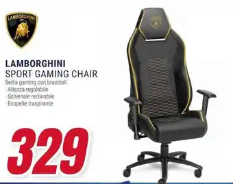 Trony LAMBORGHINI SPORT GAMING CHAIR offerta