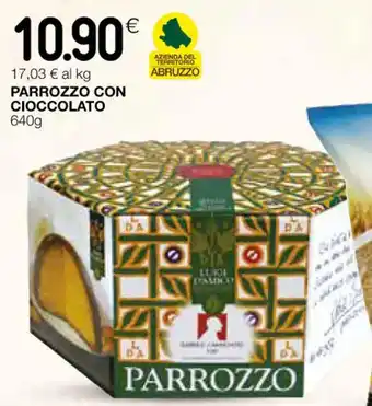 Coop PARROZZO CON CIOCCOLATO 640g offerta